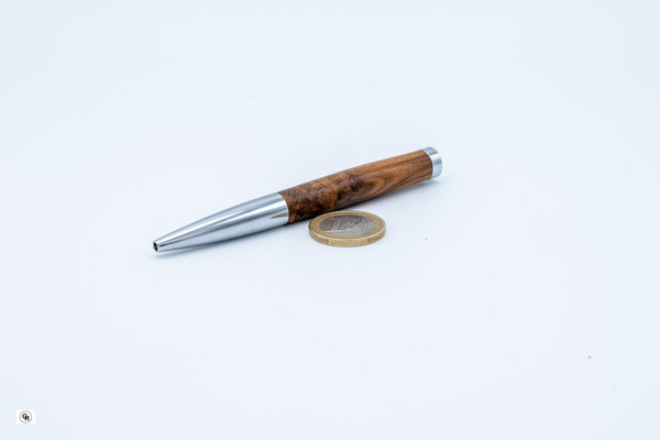 Schüttelkugelschreiber  Shake Pen Elegance in Goldregen Holz